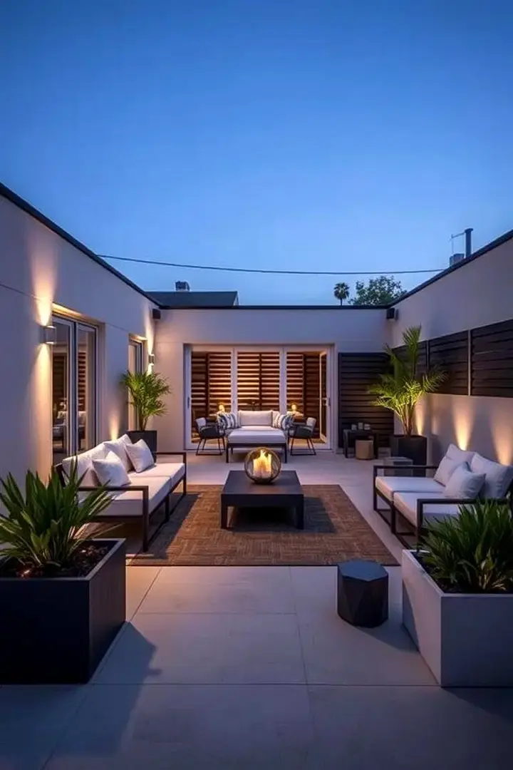 Warm outdoor patio and landscape lighting inspiration